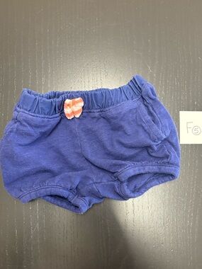 ⭐️2/$5.00⭐️ Carter's 3m Blue Shorts with Coral Bow